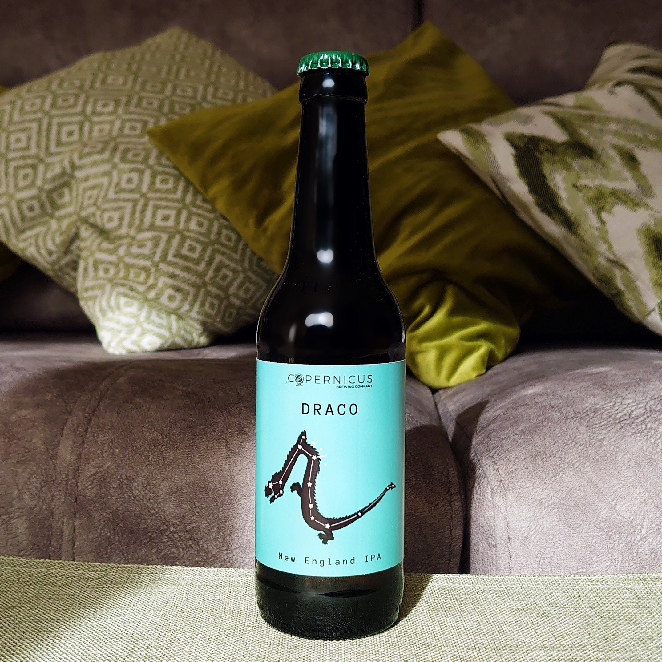 Botella de 33cl de cerveza Copernicus Draco - New England IPA (NEIPA)