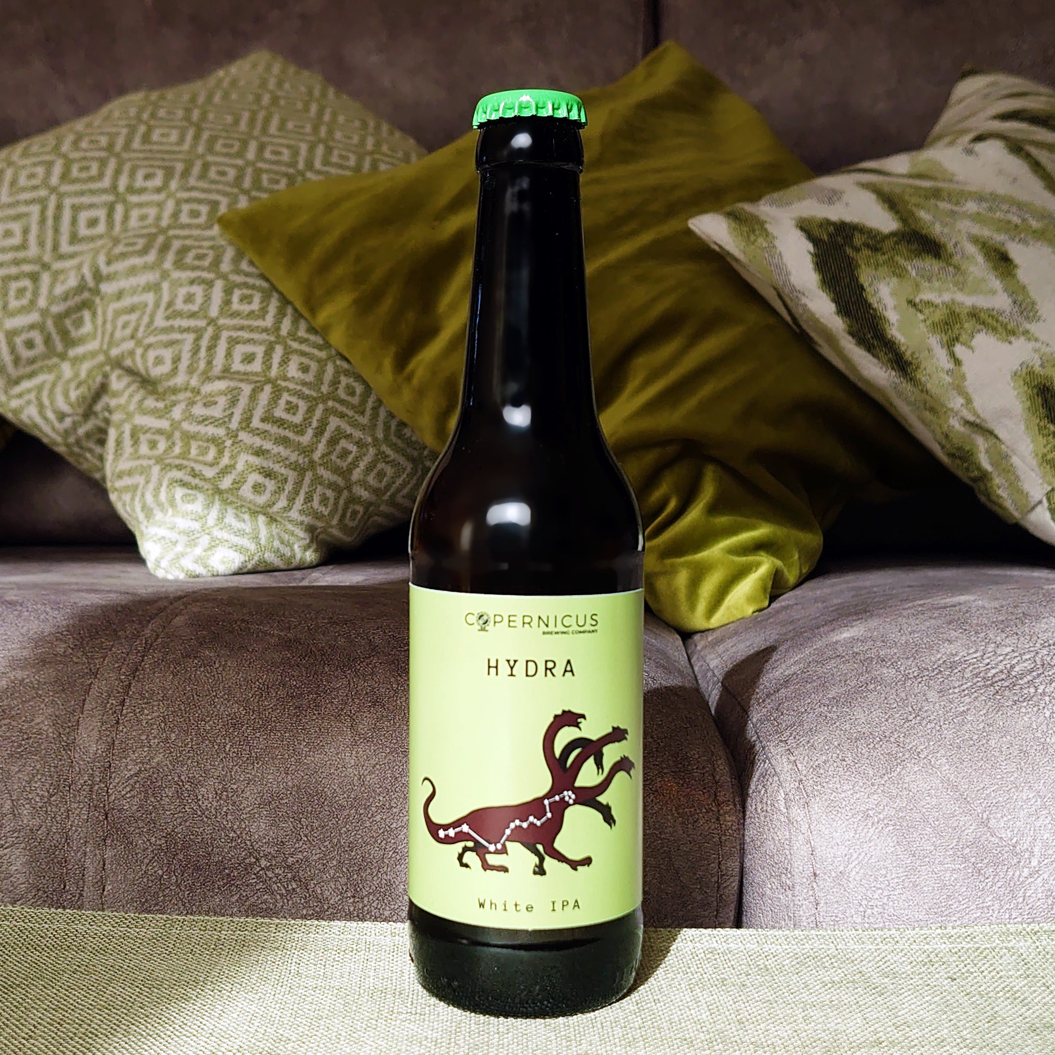 Botellín de 33cl de cerveza Copernicus Hydra - White IPA